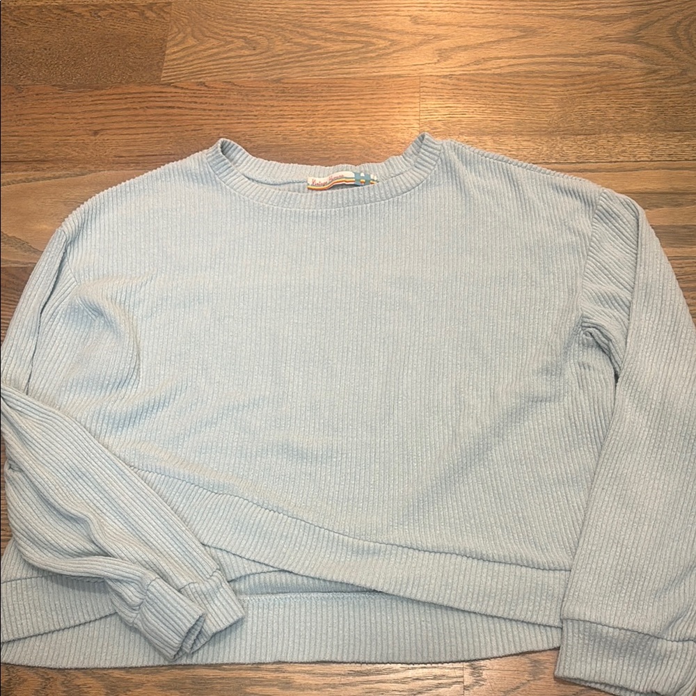 Kids Vintage Havana Light Blue Sweater